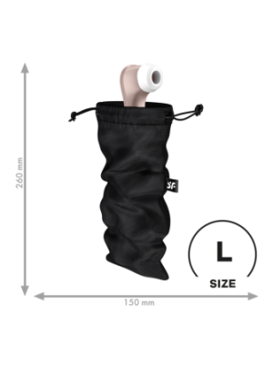 Sac de rangement sextoys noir taille L Treasure Bag Satisfyer - CC597883